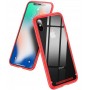 Купить ᐈ Кривой Рог ᐈ Низкая цена ᐈ Чехол-накладка Baseus See-through Glass для Apple iPhone X Red (WIAPIPHX-YS09)