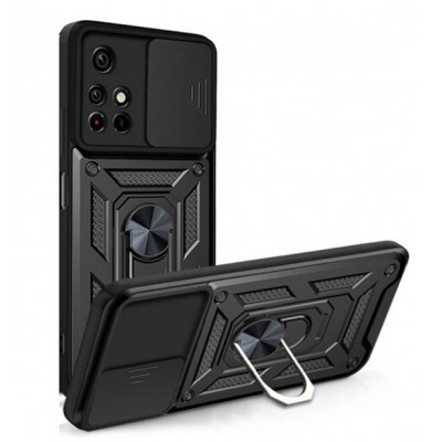 Купить ᐈ Кривой Рог ᐈ Низкая цена ᐈ Чeхол-накладка BeCover Military для Xiaomi Poco M4 Pro 5G Black (707120)