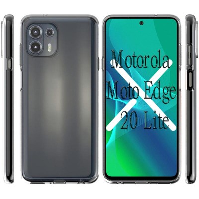 Купить ᐈ Кривой Рог ᐈ Низкая цена ᐈ Чехол-накладка BeCover для Motorola Moto Edge 20 Lite Transparancy (707431)