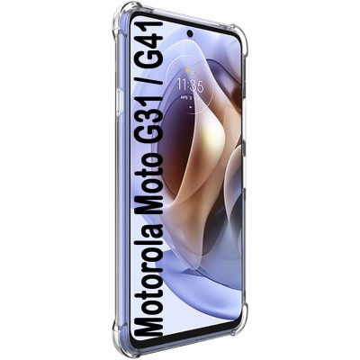 Купить ᐈ Кривой Рог ᐈ Низкая цена ᐈ Чехол-накладка BeCover Anti-Shock для Motorola Moto G31/G41 Clear (707884)