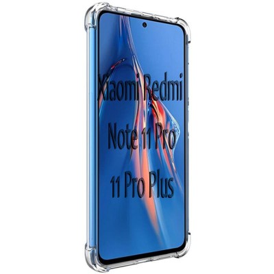 Купить ᐈ Кривой Рог ᐈ Низкая цена ᐈ Чехол-накладка BeCover Anti-Shock для Xiaomi Redmi Note 11 Pro/11 Pro Plus Clear (707508)