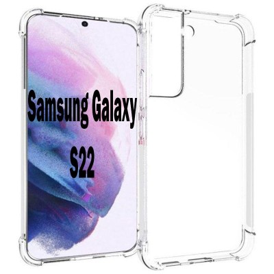 Купить ᐈ Кривой Рог ᐈ Низкая цена ᐈ Чехол-накладка BeCover Anti-Shock для Samsung Galaxy S22 SM-S901 Clear (707504)