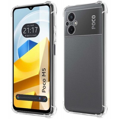 Купить ᐈ Кривой Рог ᐈ Низкая цена ᐈ Чехол-накладка BeCover Anti-Shock для Poco M5 4G Clear (708630)