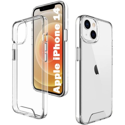 Купить ᐈ Кривой Рог ᐈ Низкая цена ᐈ Чeхол-накладка BeCover Space Case для Apple iPhone 14 Transparancy (708581)