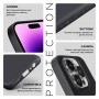 Купить ᐈ Кривой Рог ᐈ Низкая цена ᐈ Чехол-накладка Armorstandart Matte Slim Fit для Xiaomi 14 Pro Camera cover Black (ARM72981)