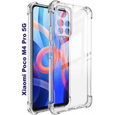 Купить ᐈ Кривой Рог ᐈ Низкая цена ᐈ Чехол-накладка BeCover Anti-Shock для Xiaomi Poco M4 Pro 5G Clear (707198)