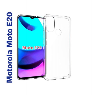 Купить ᐈ Кривой Рог ᐈ Низкая цена ᐈ Чехол-накладка BeCover для Motorola Moto E20 Transparancy (706922)