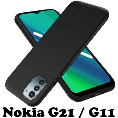 Купить ᐈ Кривой Рог ᐈ Низкая цена ᐈ Чехол-накладка BeCover для Nokia G21/G11 Black (707460)