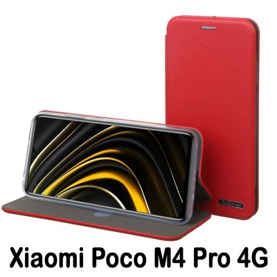 Купить ᐈ Кривой Рог ᐈ Низкая цена ᐈ Чeхол-книжка BeCover Exclusive для Xiaomi Poco M4 Pro 4G Burgundy Red (707924)