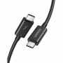 Купить ᐈ Кривой Рог ᐈ Низкая цена ᐈ Кабель Ugreen US501 USB Type-C - USB Type-C (M/M), 0.8 м, Black (30389)