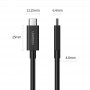 Купить ᐈ Кривой Рог ᐈ Низкая цена ᐈ Кабель Ugreen US501 USB Type-C - USB Type-C (M/M), 0.8 м, Black (30389)