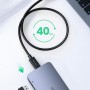 Купить ᐈ Кривой Рог ᐈ Низкая цена ᐈ Кабель Ugreen US501 USB Type-C - USB Type-C (M/M), 0.8 м, Black (30389)