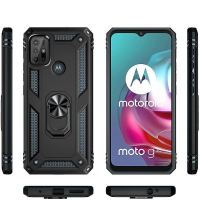 Купить ᐈ Кривой Рог ᐈ Низкая цена ᐈ Чeхол-накладка BeCover Military для Motorola Moto G10/G10 Power/G20/G30 Black (706634)