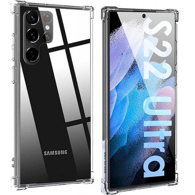 Купить ᐈ Кривой Рог ᐈ Низкая цена ᐈ Чехол-накладка BeCover Anti-Shock для Samsung Galaxy S22 Ultra SM-S908 Clear (708900)