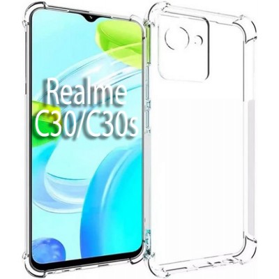 Купить ᐈ Кривой Рог ᐈ Низкая цена ᐈ Чехол-накладка BeCover Anti-Shock для Realme C30/C30s Clear (708925)