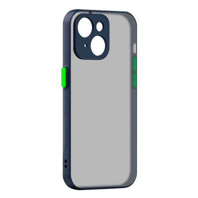 Купить ᐈ Кривой Рог ᐈ Низкая цена ᐈ Чехол-накладка Armorstandart Frosted Matte для Apple iPhone 14 Navy Blue (ARM64481)