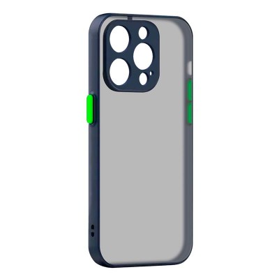 Купить ᐈ Кривой Рог ᐈ Низкая цена ᐈ Чехол-накладка Armorstandart Frosted Matte для Apple iPhone 14 Pro Navy Blue (ARM64483)