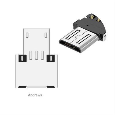 Купить ᐈ Кривой Рог ᐈ Низкая цена ᐈ Адаптер XoKo AC-055 USB - micro USB (F/M) Silver (XK-AC055-SL)