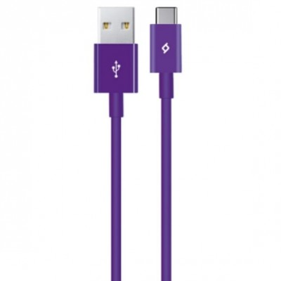 Купить ᐈ Кривой Рог ᐈ Низкая цена ᐈ Кабель Ttec USB - USB Type-C (M/M), 1.2 м, Purple (2DK12MR)