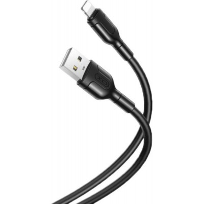 Купить ᐈ Кривой Рог ᐈ Низкая цена ᐈ Кабель XO NB212 USB - Lightning (M/M), 2.1 A, 1 м, Black (XO-NB212i-BK)