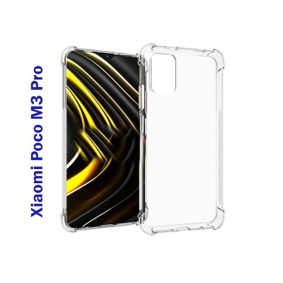 Купить ᐈ Кривой Рог ᐈ Низкая цена ᐈ Чехол-накладка BeCover Anti-Shock для Xiaomi Poco M3 Pro Clear (706973)