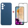 Купить ᐈ Кривой Рог ᐈ Низкая цена ᐈ Чeхол-накладка Dengos для Samsung Galaxy M15 SM-M156 Blue (DG-KM-89) + защитное стекло