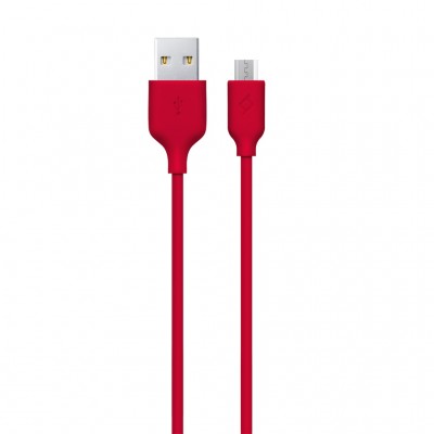 Купить ᐈ Кривой Рог ᐈ Низкая цена ᐈ Кабель Ttec USB - мicro USB (M/M), 1.2 м, Red (2DK7530K) 