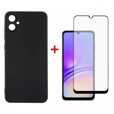 Купить ᐈ Кривой Рог ᐈ Низкая цена ᐈ Чeхол-накладка Dengos для Samsung Galaxy A05 SM-A055 Black (DG-KM-07) + защитное стекло