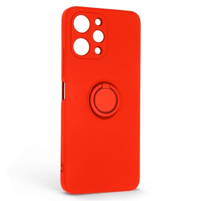 Купить ᐈ Кривой Рог ᐈ Низкая цена ᐈ Чехол-накладка Armorstandart Icon Ring для Xiaomi Redmi 12 4G Red (ARM68816)