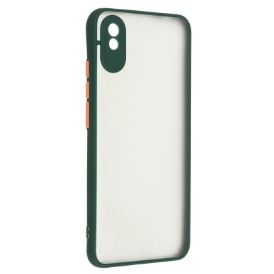 Купить ᐈ Кривой Рог ᐈ Низкая цена ᐈ Чехол-накладка Armorstandart Frosted Matte для Xiaomi Redmi 9A Dark Green (ARM66730)