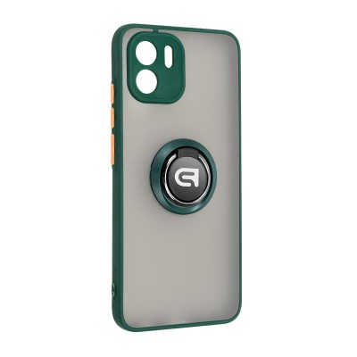 Купить ᐈ Кривой Рог ᐈ Низкая цена ᐈ Чехол-накладка Armorstandart Frosted Matte Ring для Xiaomi Redmi A2 Dark Green (ARM68375)