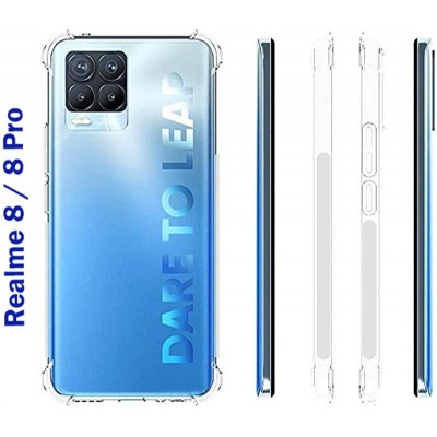 Купить ᐈ Кривой Рог ᐈ Низкая цена ᐈ Чехол-накладка BeCover Anti-Shock для Realme 8/8 Pro Clear (706970)