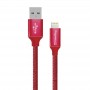 Купить ᐈ Кривой Рог ᐈ Низкая цена ᐈ Кабель ColorWay USB - Lightning (M/M), 2.4 А, 2 м Red (CW-CBUL007-RD)