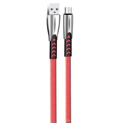 Купить ᐈ Кривой Рог ᐈ Низкая цена ᐈ Кабель ColorWay USB - micro USB (M/M), 2.4 А, 1 м, Red (CW-CBUM011-RD)