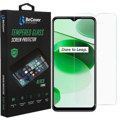 Купить ᐈ Кривой Рог ᐈ Низкая цена ᐈ Защитное стекло BeCover для Realme C35 Crystal Clear Glass 3D (708129)