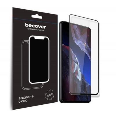 Купить ᐈ Кривой Рог ᐈ Низкая цена ᐈ Защитное стекло BeCover для Xiaomi Poco F5 Pro Black (709744)