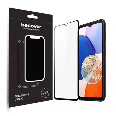 Купить ᐈ Кривой Рог ᐈ Низкая цена ᐈ Защитное стекло BeCover для Samsung Galaxy A14 SM-A145/A14 5G SM-A146 Black (708953)