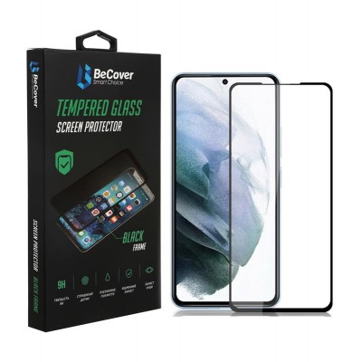 Купить ᐈ Кривой Рог ᐈ Низкая цена ᐈ Защитное стекло BeCover для Samsung Galaxy S22+ SM-S906 Black (707316)