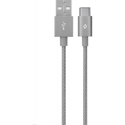 Купить ᐈ Кривой Рог ᐈ Низкая цена ᐈ Кабель Ttec AlumiCable USB - USB Type-C (M/M), 1.2 м, Space Gray (2DK18UG)