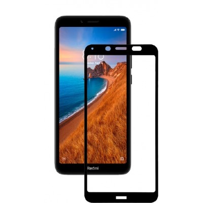 Купить ᐈ Кривой Рог ᐈ Низкая цена ᐈ Защитное стекло BeCover для Xiaomi Redmi 7A Black (703886)