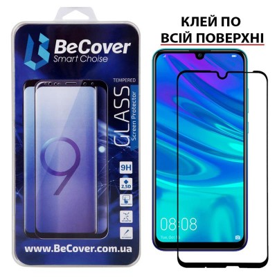 Купить ᐈ Кривой Рог ᐈ Низкая цена ᐈ Защитное стекло BeCover для Huawei P Smart 2019 Black (703136)