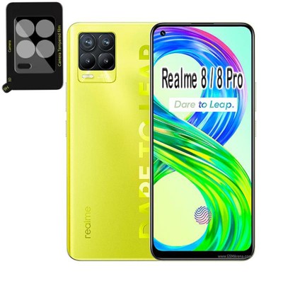 Купить ᐈ Кривой Рог ᐈ Низкая цена ᐈ Защитное стекло BeCover для камеры Realme 8/8 Pro Black (707354)