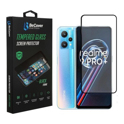 Купить ᐈ Кривой Рог ᐈ Низкая цена ᐈ Защитное стекло BeCover для Realme 9 Pro Plus Black (707879)