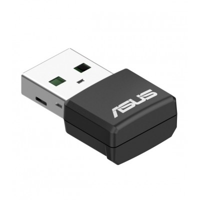 Купить ᐈ Кривой Рог ᐈ Низкая цена ᐈ Беспроводной адаптер Asus USB-AX55 Nano (AX1800 Wi-Fi 6, WPA3, MU-MIMO, USB2.0)