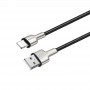 Купить ᐈ Кривой Рог ᐈ Низкая цена ᐈ Кабель ColorWay USB - Lightning (M/M), metal head, 2.4 А, 1 м, Black (CW-CBUL046-BK)