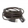 Кабель Cablexpert USB - USB V 2.0 (M/F), активний подовжувач, 10 м, чорний (UAE-01-10M)