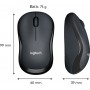 Миша бездротова Logitech M220 Silent Charcoal (910-004878)