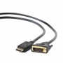 Кабель Cablexpert DisplayPort - DVI (М/М), 3 м, чорний (CC-DPM-DVIM-3M)