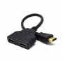 Кабель-розгалужувач Cablexpert HDMI - 2хHDMI (M/F), 0.3 м, Black (DSP-2PH4-04)