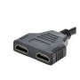 Кабель-розгалужувач Cablexpert HDMI - 2хHDMI (M/F), 0.3 м, Black (DSP-2PH4-04)